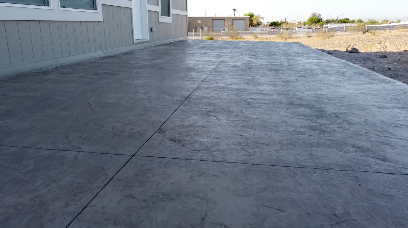 Beautifully finished concrete patio with smooth surface in Pittsburg, CA